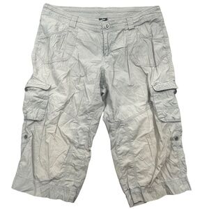 Kuhl 12 Cargo Shorts Women’s Gray Pants‎ Roll up (slight wear)